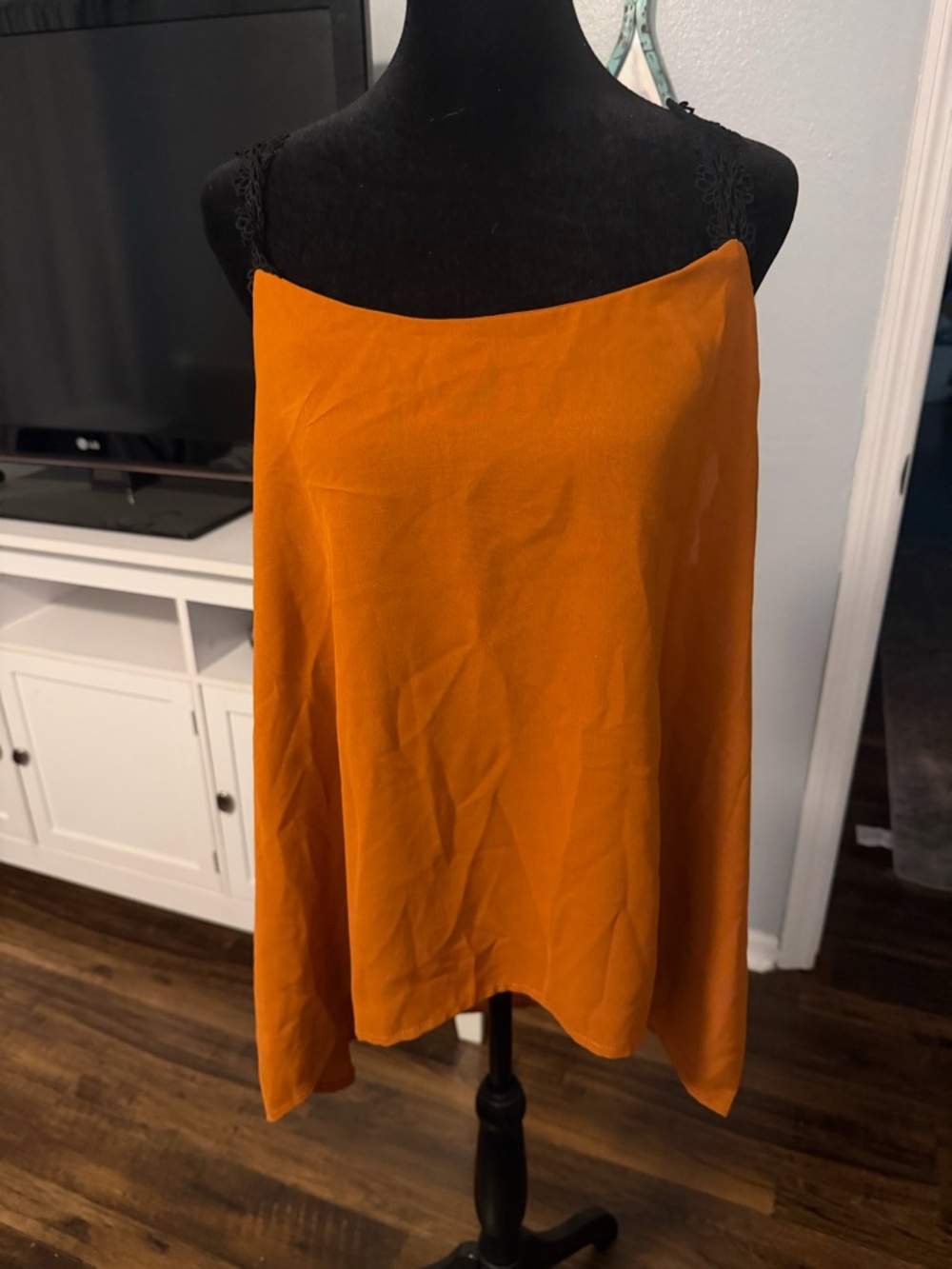 Women’s A-Line Skirt in Rich Orange
